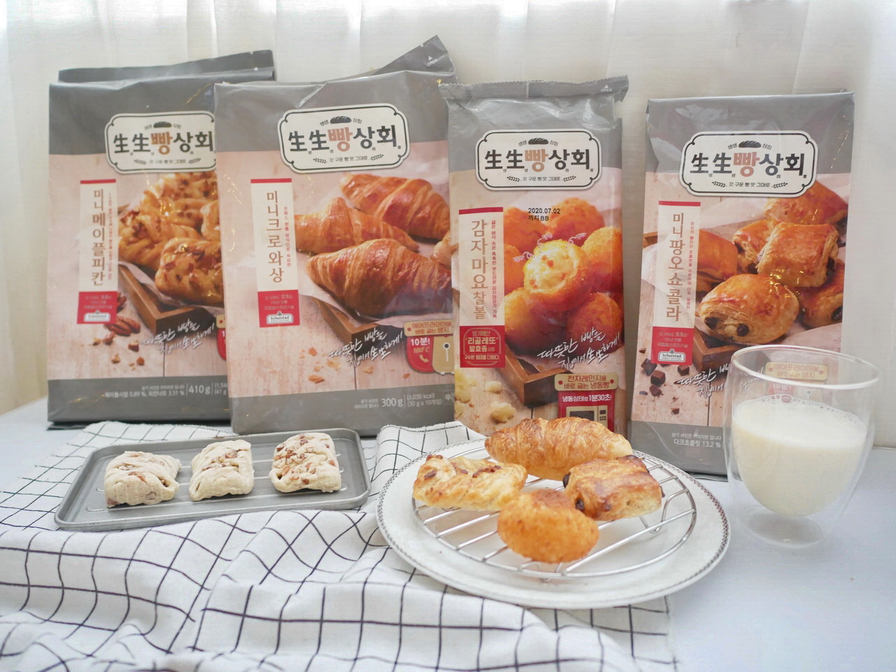 [美食] 韓國超夯團購美食-LOTTE冷凍麵包(可頌、皇冠派、多拿滋)