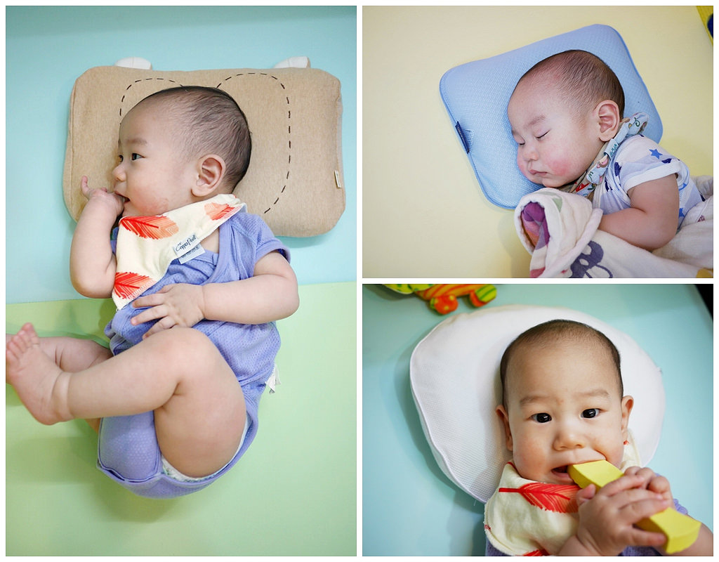 [母嬰] 如何顧寶寶頭型&三款護頭型枕評比Mimos、GIO、Cani